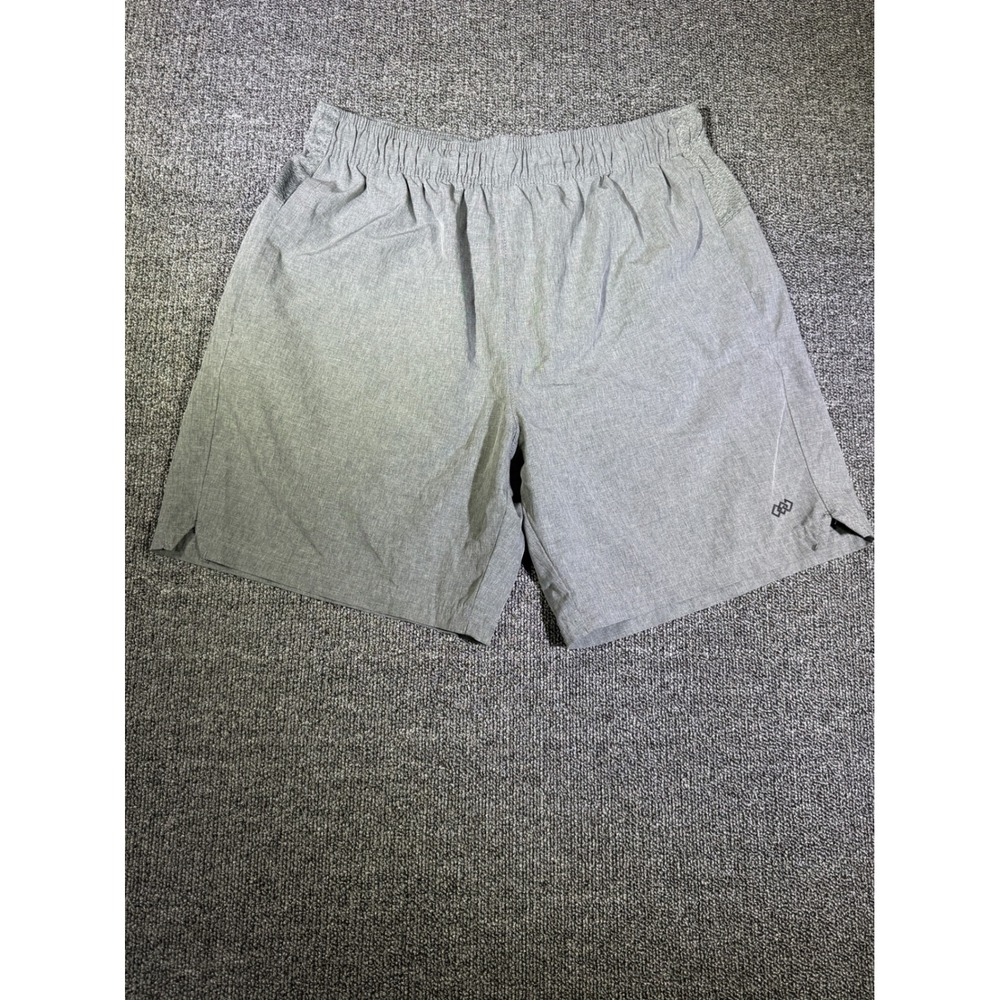 LEG3ND Mens‎ Athletic Shorts Grey Heather Stretch Gym Running Size M FA50244